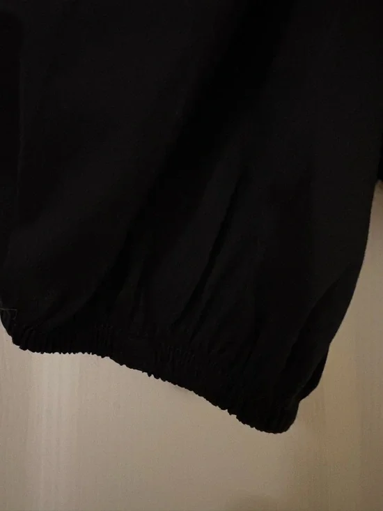 Bailey 44 Black Puff-Sleeve Tie-Front Blouse - Picture 10 of 11